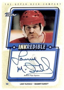 1999-00 Upper Deck Retro Inkredible LM Lanny McDonald Calgary Flames - Picture 1 of 1