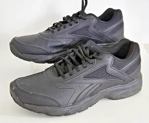 Reebok Black Ortholite Men's Soft Toe Work Shoes Oil & Slip Resistant Size 11 - Picture 1 of 8