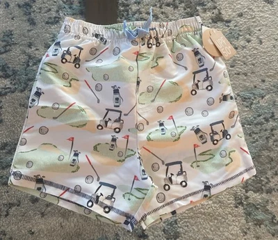 Pantalones Cortos de Natación de Golf Mud Pie Boy Grandes 4T-5T UFP50+ Cordón Nuevos con Etiquetas Foto 1 de 4