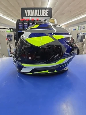 75-2428L Scorpion EXO-Eclipse Full Face Helmet (Lunar Grey/HI-Vis/Blue)(LG) Foto 1 de 4