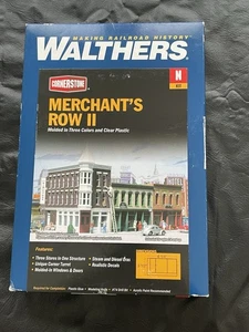 Walthers Escala N ~ Merchant's Row II - Kit N ~ 933-3224 - Caja Abierta - Imagen 1 de 15