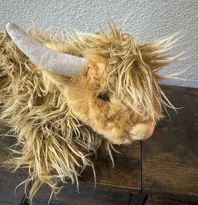 Douglas Kuscheltier DLUX Wallace Scottish Highland Cow Bull Plüsch Shaggy 15’’ - Bild 1 von 9