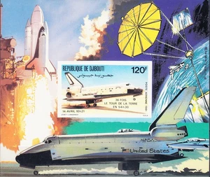 W DJIBOUTI C150av COLUMBIA SPACE SHUTTLE - Picture 1 of 1