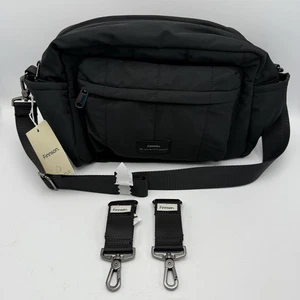 Finnson Freya Eco Oversized Kinderwagen Organizer mit Kinderwagenclips - Schwarz - Bild 1 von 9