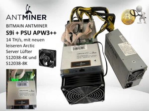 Bitmain Antminer S9i 14TH/s con APW3++ fuente de alimentación BTC ASIC Miner - ¡Excelente estado!! - Imagen 1 de 9