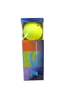 Intech TC 3 Pack Multicolor Golf Balls Yellow For Distance New - Free Shipping