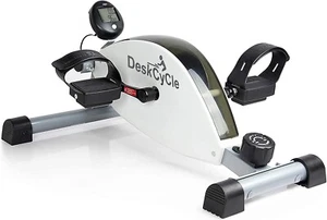 DeskCycle Under Desk Bike Pedal Exerciser with Adjustable Leg - White - Picture 1 of 11