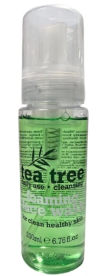 Lavado facial en espuma Tea Tree limpieza de uso diario 200 ml/6,76 oz Foto 1 de 2