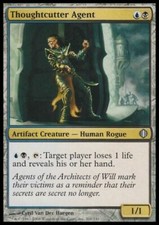 4 Thoughtcutter Agent 4x x4 - LP - Shards of Alara - SPARROW MAGIC - mtg -