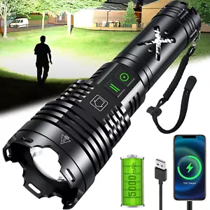 Rechargeable Led Flashlights High Lumens,Super Bright Flashlight True 1500,000Lm - Picture 1 of 11
