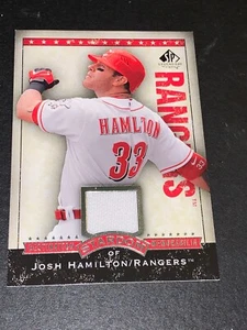 2008 SP Legendary Cuts Josh Hamilton GAME WORN JERSEY RELIC MINT CONDITION!!!!!! - Picture 1 of 2