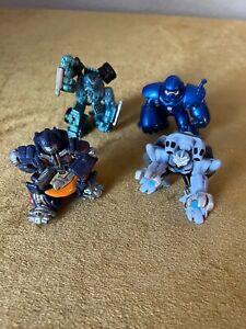 Lot of (3) Transformers Mini Action Figures Optimus Prime Kid Robot + Bonus Iron