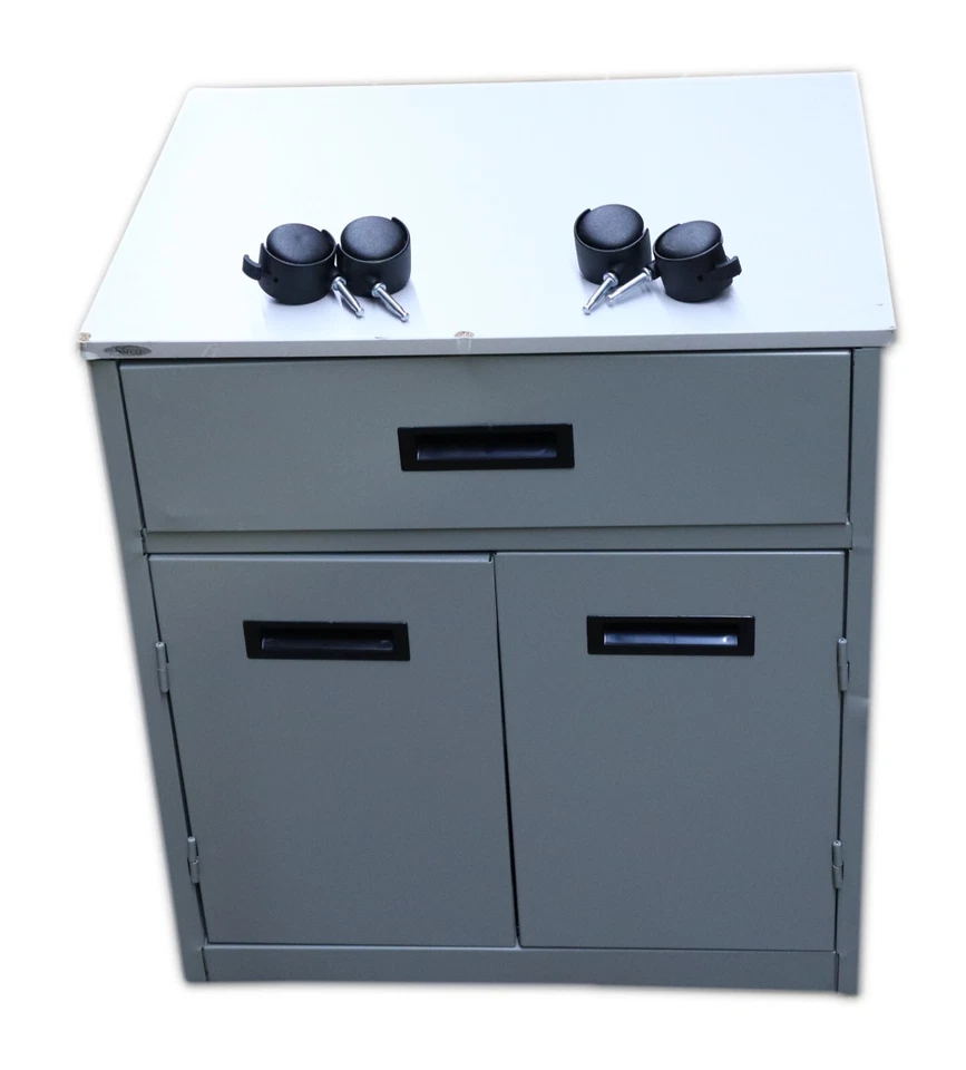 Soporte para máquina cerrado de acero Safco con sistema de cajones carro 1870GR Foto 1 de 4