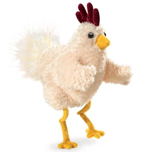 Folkmanis 3030 Handpuppe, Mehrfarbig Lustiges Huhn / Funky Chicken - Bild 1 von 2