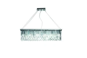 Lampadario in cristallo design moderno cromato 6 luci CIC-431 - Imagen 1 de 2