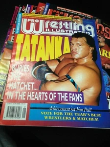 PWI Pro Wrestling Illustrated Magazine WWF WCW - Jan 1995 - Tatanka + Poster - Picture 1 of 3