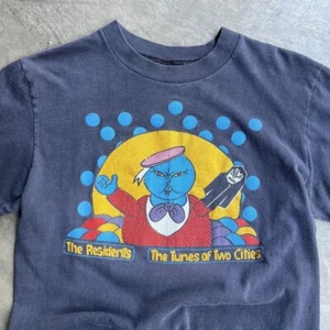 Camiseta De Colección Rara Años 80 The Residents The Tunes Of Two Cities BT750 - Imagen 1 de 7