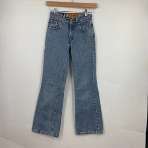 Levi's Girls Silver Tab Vintage Flare 100% Cotton Classic Jeans Size 10 - Picture 1 of 11