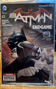 Loot Crate Exclusive DC Comics Batman Endgame #36 Sealed Original Plastic Cover - Picture 1 of 2