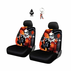 For TOYOTA New Car Seat Cover Keychain DC Comics Harley Quinn Free Gift - Foto 1 di 5