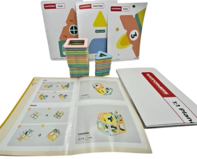 Magformers Pastel Set 30 Pieces Poster Idead book Magnetic Building Set - Image 1 of 4
