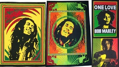 Bob Marley One Love tapiz colgante de pared póster bandera algodón arte textil Foto 1 de 4