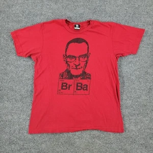 Breaking Bad Shirt Men's Large Red Television Series Graphic Tee Short Sleeve - Picture 1 of 10