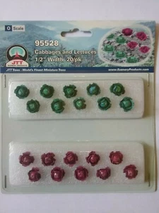  JTT Scenery O Scale 1/2" Cabbages & Lettuces (20-pk) #95528 ~ TS - Picture 1 of 2