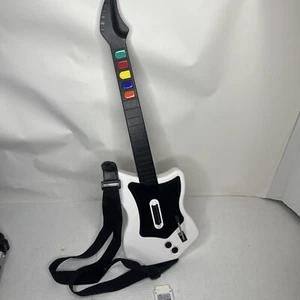 WORKING! Guitar Hero - Red Octane Guitar Model 95025 w/ Dongle For PS2 - Picture 1 of 15