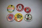 Lot Of 6 Different Product Advertising Pin Back Buttons Koala Kola Jelly Tots +