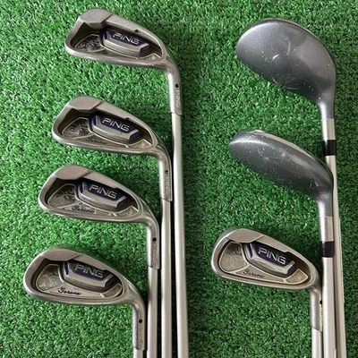 Juego de plancha PING Serene 4&6 híbridos 7-PW+S Black Dot ULT 210 Lite damas diestro +1" Foto 1 de 4