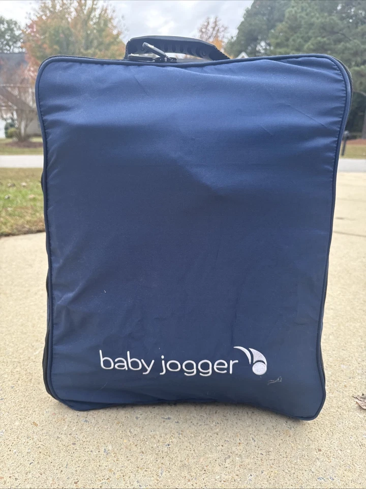 Cochecito de viaje Baby Jogger - City Jogger - con bolsa de viaje en azul Foto 1 de 4