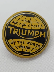 Spilla TRIUMPH - Motocicli del Mondo Inghilterra - Pulsante distintivo motociclista 1-1/8" - Foto 1 di 3
