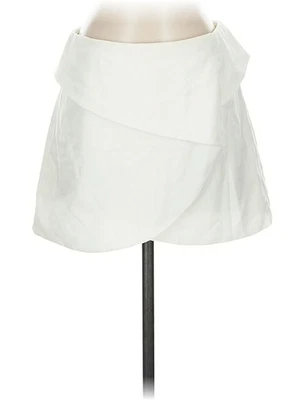 Falda de imitación de cuero blanca para mujer Zio S Foto 1 de 2