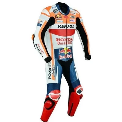 Honda Repsol MotoGP Motorcycle Motorbike Biker's Leather Racing Suit - Image 1 of 3