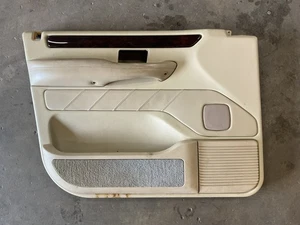 00-02 Land Range Rover P38 Left Front Door Panel Light Stone EJB120890SMK GS5 - Picture 1 of 7