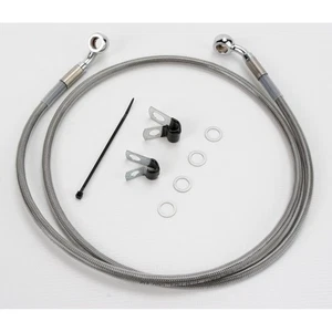 Drag Specialties Front Extended Length Braided SS Brake Line Kit +10" 1741-2643 - Bild 1 von 2