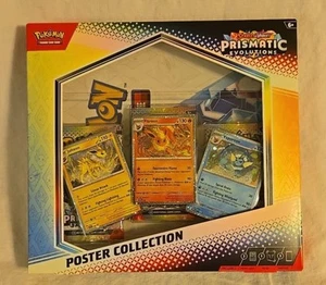 Pokemon Prismatic Evolutions Poster Collection Box NEW *SEALED* - Picture 1 of 3