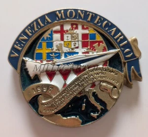 VENEZIA MONTECARLO 1997 - Placca Commemorativa Motonautica - Bild 1 von 2
