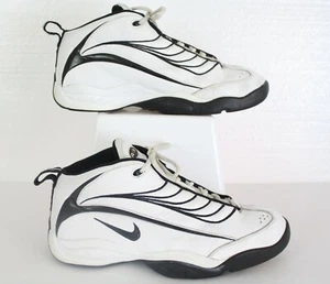 Vintage 2000 NIKE Air Men's 12 Black & White Basketball Shoes Sneaker 830211-101 - Picture 1 of 12