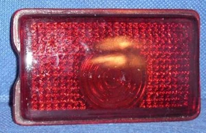 RF746 1942 - 1947 Oldsmobile Stop Brake Tail Light Lens Glass - Picture 1 of 4