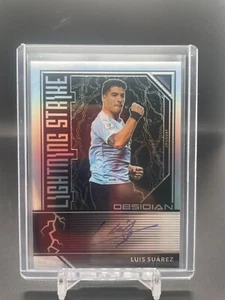 2019-20 Panini Obsidian Luis Suarez Lightning Strike Auto/15 Uruguay SSP - Foto 1 di 2