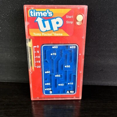Time's Up Vintage Tomy Pocket Game 1975 Hand Held Skill Maze Game - Image 1 of 4