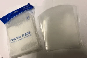 MegaDisc Plastic Clear Envelope Storage Holder Sleeves 500 PK para sellos y tarjetas - Imagen 1 de 3