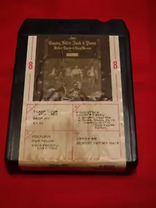 Crosby, Stills, Nash & Young Déjà Vu 8 Track Tape TESTED Woodstock Teach House - Imagen 1 de 4