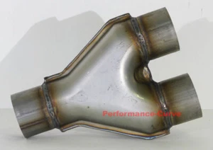 2.5" / 2.5" Y Pipe Stainless Steel Universal Custom Exhaust SY212 - Picture 1 of 3