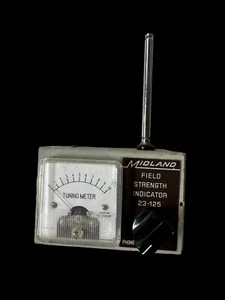 Midland Field Strength Indicator 23-125 Telefon Tuning Meter Antena Vintage - Zdjęcie 1 z 4
