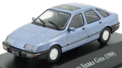 MODELLINO AUTO STATICO DIECAST FORD SIERRA GHIA 1984 BLU MODELLISMO SCALA 1/43 - Immagine 1 di 3