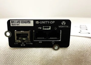 Vertiv Liebert Emerson IntelliSlot IS-UNITY-DP Communication Card 417831G2 Rev25 - Picture 1 of 6