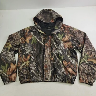 RED HEAD Storm Tex Mossy Oak Break Up Camouflage HUNTING JACKET Men's Sz L EUC - Image 1 of 4